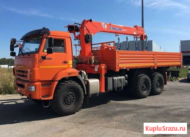 Бортовой камаз 43118 c кму Kanglim 1256 Белгород - изображение 1