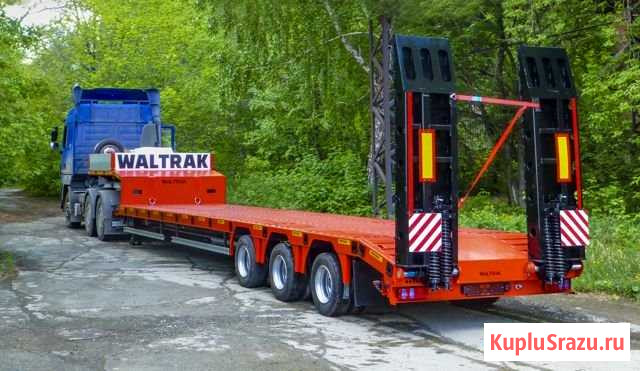 Полуприцеп тяжеловоз трал Телескоп 40т waltrak Казань - изображение 1
