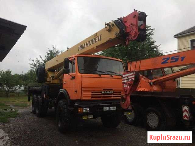 Автокран ивановец 2011 год вездеход 6/6 Курск - изображение 1