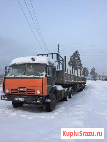 Продам седельный тягач камаз 5410 с полуприцепом Асино - изображение 1
