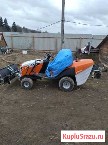 Мини трактор для сборки сена и уборки снега stihl Можайск - изображение 1