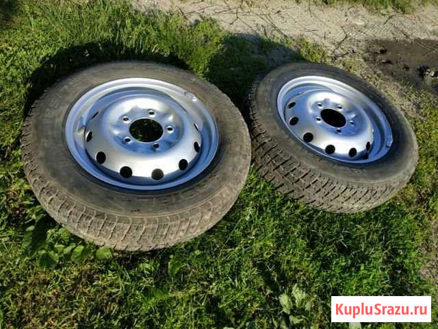 Два колеса в сборе 185/75 R16 К-156-1 на Ниву 44 Шумерля - изображение 1