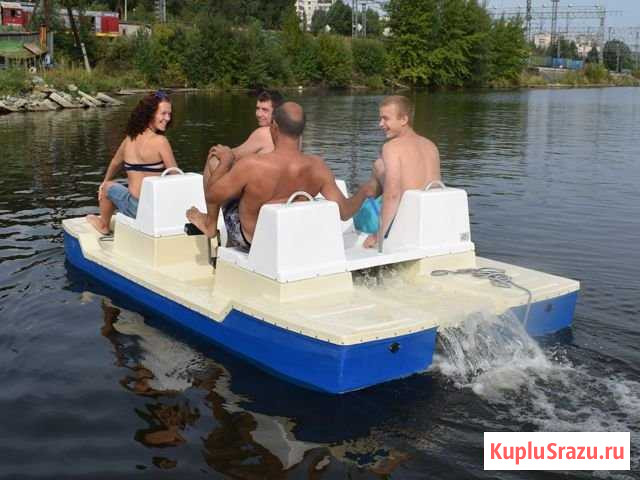 Четырёхместный водный велосипед Виза Вело 4К Краснодар - изображение 1