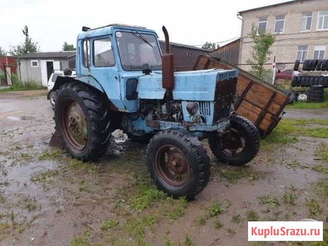 Трактор мтз80 с тележкой Торжок - изображение 1