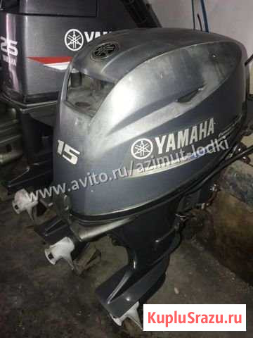 Лодочный мотор yamaha F 15, из Японии, 2013 год Владивосток - изображение 1