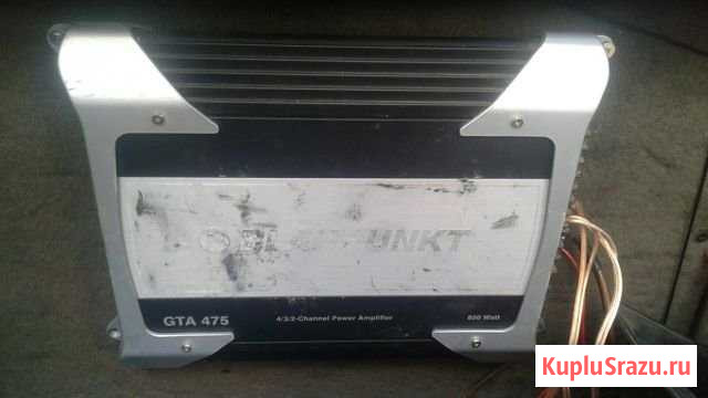 Автомобильный усилитель Blaupunkt GTA-475 Каменка - изображение 1