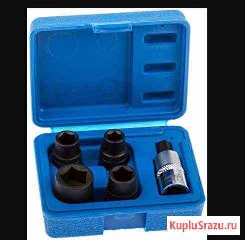 Набор торцевых головок 5 гранных д/суппортов Калининград