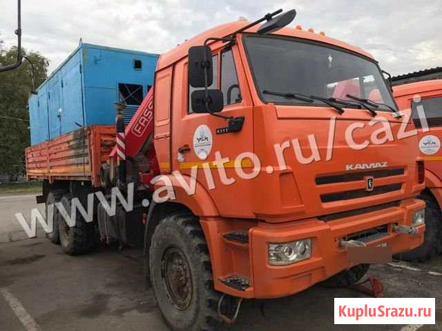 Грузовой камаз 43118 с кму + оборудование Челябинск - изображение 1