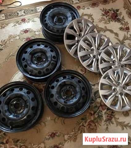 Штампованные диски Солярис / Рио r 15 Тамбов - изображение 1