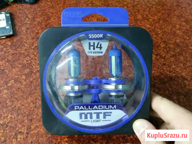 Галогенные лампы MTF palladium 5500K H4 Шумиха - изображение 1