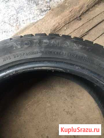 Шины б/у Nokian Nordman 7 R17 225/45 Устье - изображение 1