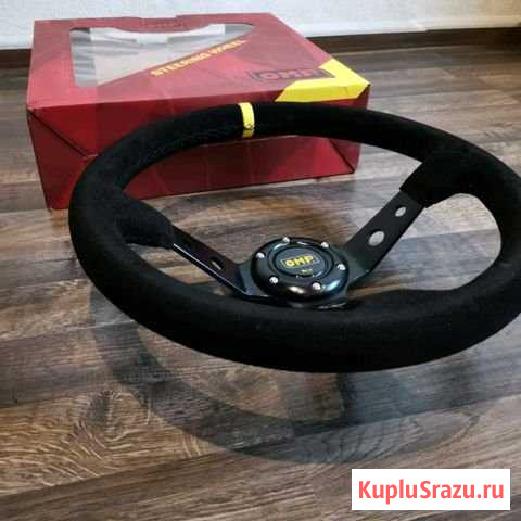 Замшивый руль OMP Новый Калуга - изображение 1