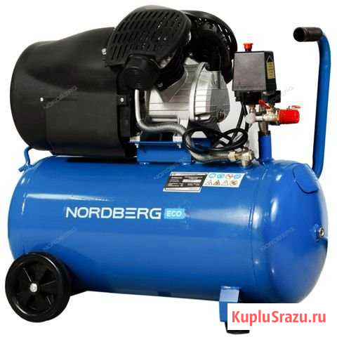 Компрессор Nordberg 50л. поршневой V-образный Ярославль - изображение 1