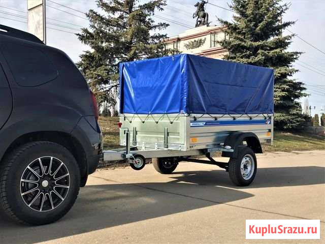 Прицеп 2,25х1,3х0,35 комплект тент, колеса Курск - изображение 1