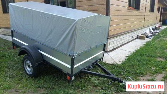 Прицеп 2,2*1,25 борта 50см с тентом Киров - изображение 1