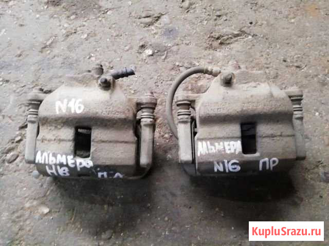 Nissan Almera N16 2006 г Суппорт тормозной Ижевск - изображение 1