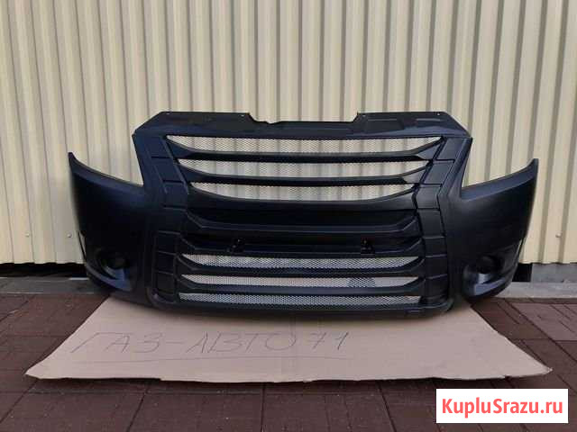 Бампер на газель Next тюнинг под покраску новый Брусянский - изображение 1