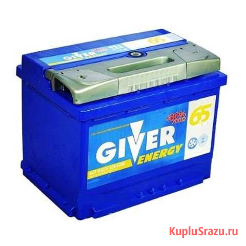 Аккумулятор 6ст- 65 0 giver Яблоновский - изображение 1