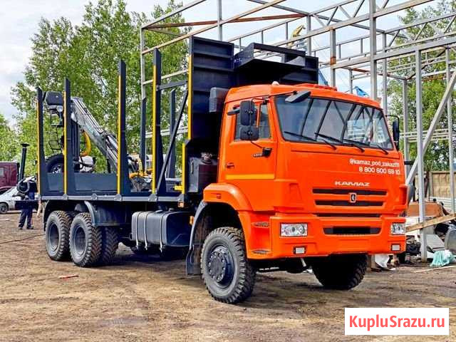 Камаз 65111 сортиментовоз с гму 2017 г Омск - изображение 1