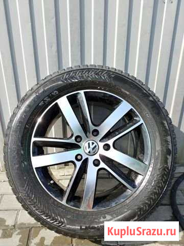 Зимние колеса R18 от VW Touareg в идеале Барнаул - изображение 1
