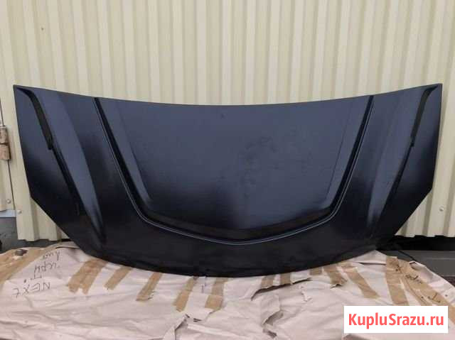 Капот газель Next тюнинг черный глянцевый новый Брусянский - изображение 1