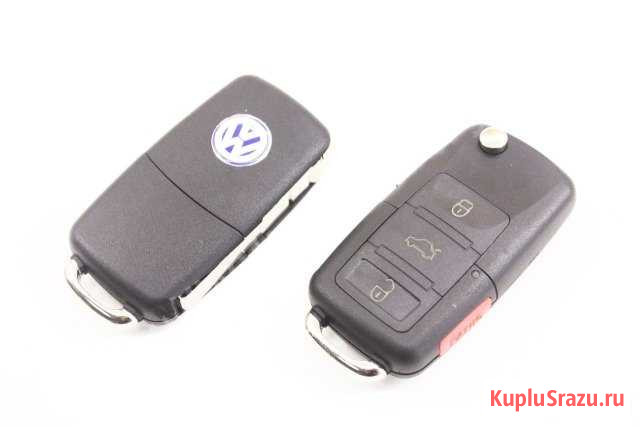 Ключ выкидной Volkswagen 1J0 959 753 AM с ду и чип Санкт-Петербург - изображение 1