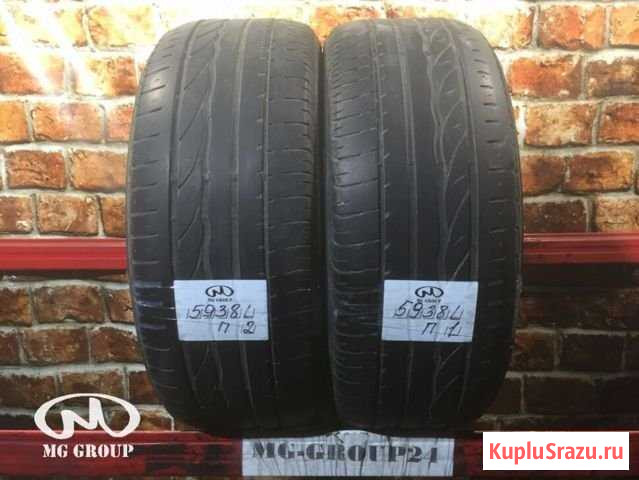 Шины летние r16 215/55 bridgestone turanza бу Химки - изображение 1