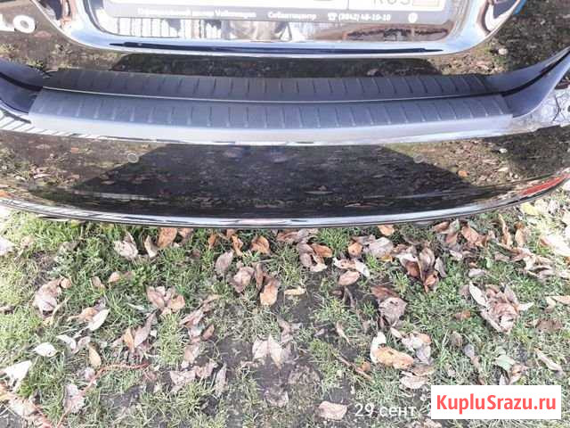 Накладка на задний бампер Volkswagen Polo Пенза - изображение 1