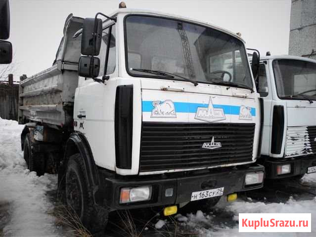 Маз 555102 самосвал 10 тонн. 2007. 65 т.км честный Архангельск - изображение 1