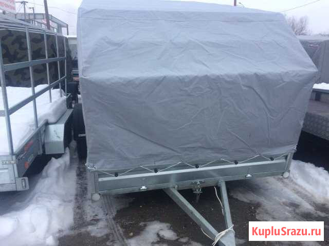 Прицеп Престиж 3,5 * 2 для двух снегоходов Саратов - изображение 1
