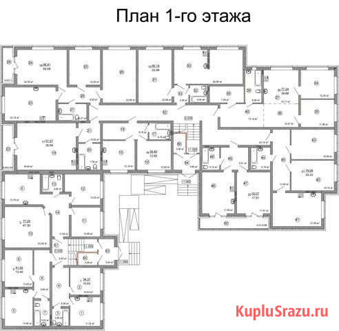 3-комнатная квартира, 98.9 м², 1/5 эт. на продажу в Ульяновске Ульяновск - изображение 1