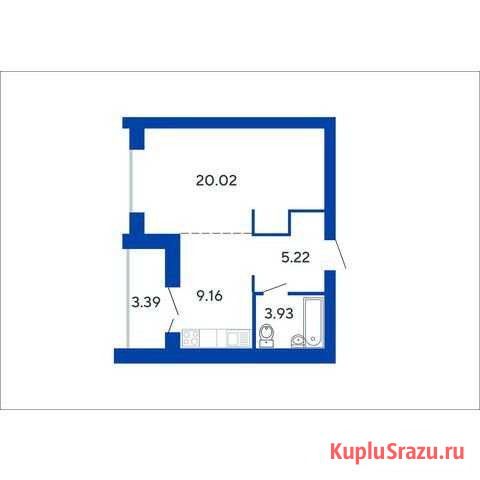 1-комнатная квартира, 40 м², 3/9 эт. на продажу в Стерлитамаке Стерлитамак - изображение 1