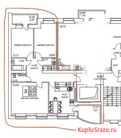 3-комнатная квартира, 95.1 м², 3/9 эт. на продажу в Кирове Киров - изображение 1