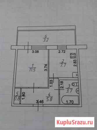 1-комнатная квартира, 29.5 м², 2/5 эт. на продажу в Заинске Заинск