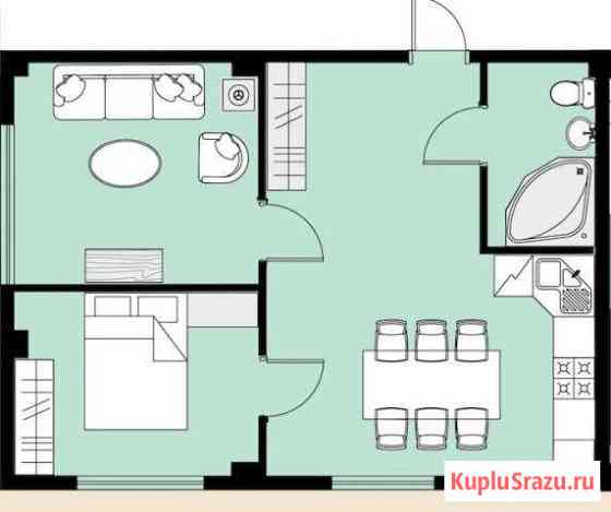 3-комнатная квартира, 51 м², 1/4 эт. на продажу в Сочи Сочи