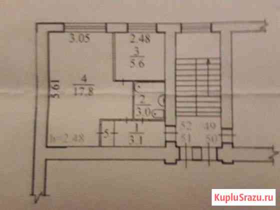 1-комнатная квартира, 31 м², 2/4 эт. на продажу в Серове Серов