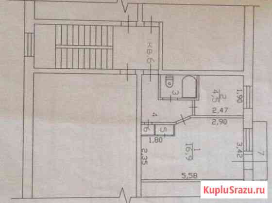 1-комнатная квартира, 29.1 м², 2/3 эт. на продажу в Старой Старая