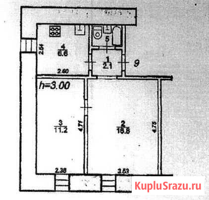 2-комнатная квартира, 38.3 м², 3/3 эт. на продажу в Вышнем Волочке Вышний Волочек - изображение 1