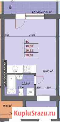 1-комнатная квартира, 26.7 м², 4/16 эт. на продажу в Краснодаре Краснодар