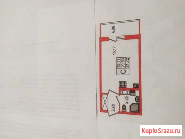 Квартира-студия, 24 м², 10/16 эт. на продажу в Мурино Мурино - изображение 1