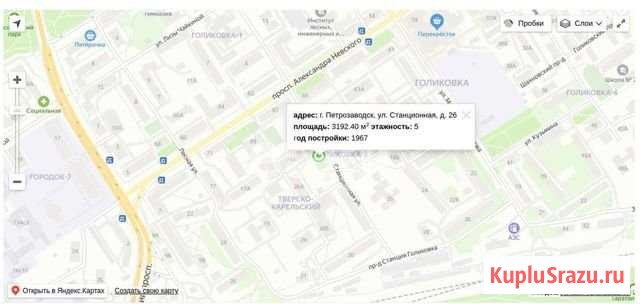 1-комнатная квартира, 30.8 м², 2/5 эт. на продажу в Петрозаводске Петрозаводск - изображение 1