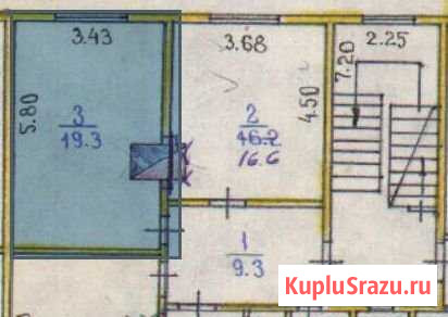 Комната 19.3 м² в 1-ком. кв., 2/2 эт. на продажу в Архангельске Архангельск - изображение 1