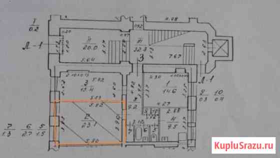 Комната 23.1 м² в 3-ком. кв., 1/5 эт. на продажу в Санкт-Петербурге Санкт-Петербург