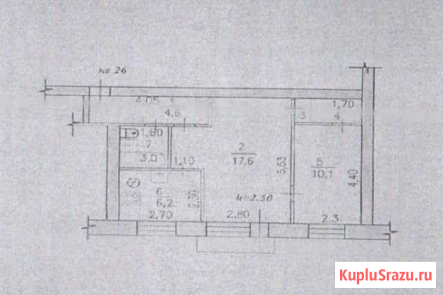 2-комнатная квартира, 49.8 м², 2/5 эт. на продажу в Вяземском Вяземский - изображение 1