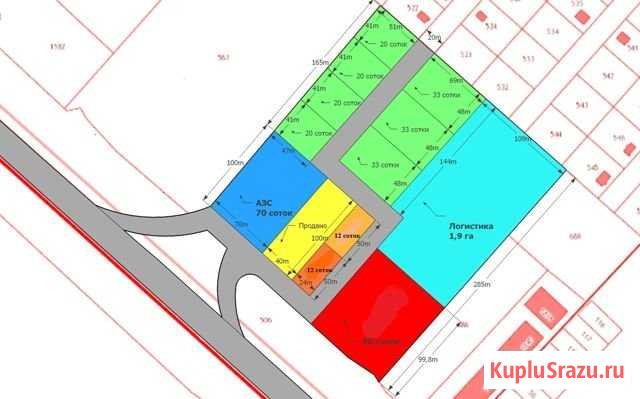 Участок промназначения 30 сот. на продажу в Рыбном Рыбное - изображение 1