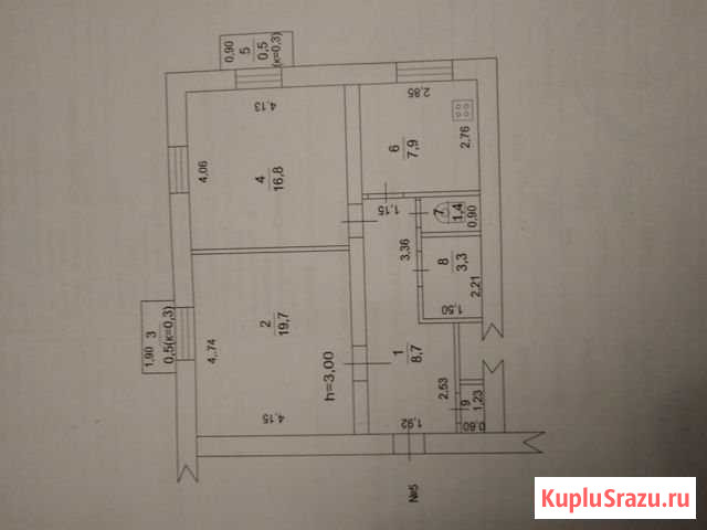 2-комнатная квартира, 59.5 м², 2/2 эт. на продажу в Талдоме Талдом - изображение 1