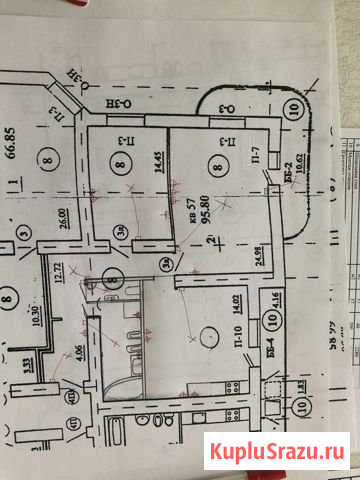 3-комнатная квартира, 96 м², 12/20 эт. на продажу в Самаре Самара - изображение 1