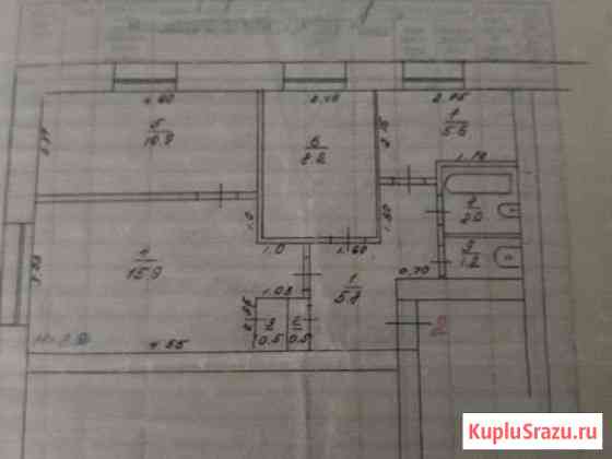 2-комнатная квартира, 50 м², 1/5 эт. в аренду на длительный срок в Славгороде Славгород