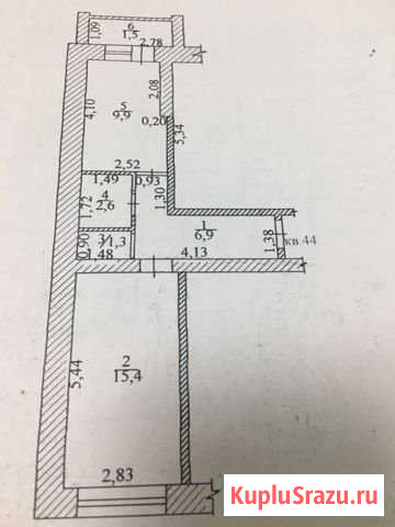 1-комнатная квартира, 37 м², 2/5 эт. на продажу в Канаше Канаш - изображение 1