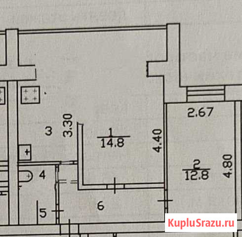 2-комнатная квартира, 47 м², 4/9 эт. на продажу в Тюмени Тюмень - изображение 1